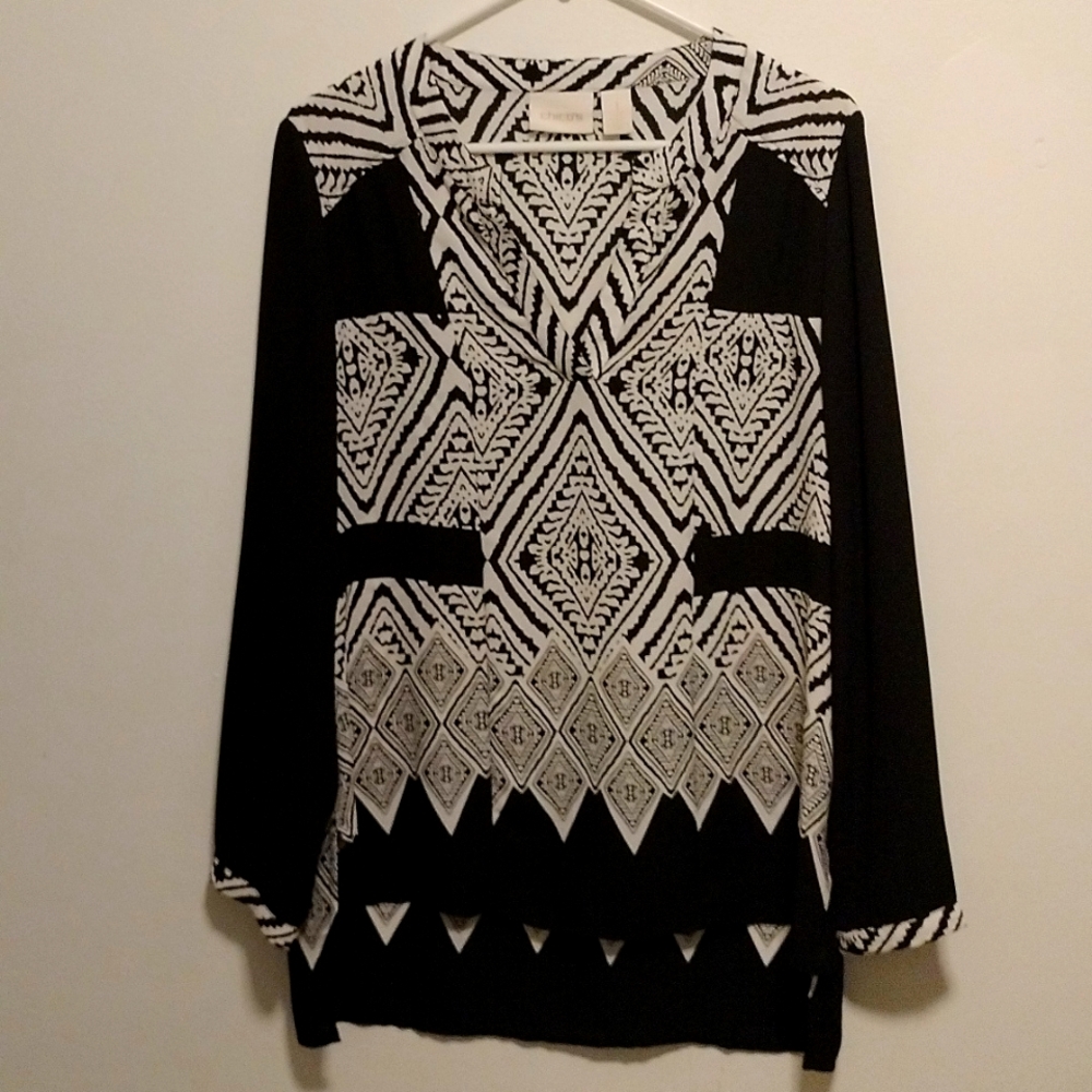 Chico's long sleeve top Size 1